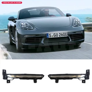 Front Bumper Daytime Run Light Lamp LED For 2017+ Porsche 718 982 Boxster Cayman - Picture 1 of 9