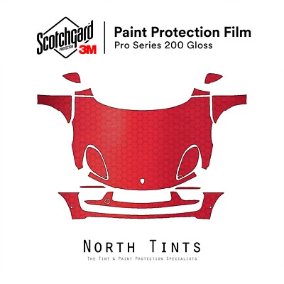 Sujetador transparente con película de protección de pintura precortada serie 3M PRO PPF Porsche Macan 2022-2026 Foto 1 de 4