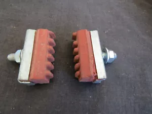 JUEGO DE ZAPATOS DE FRENO BALILLA LADRILLO ROJO NARANJA BLOQUES DE COLECCIÓN pastillas para viajar por carretera - Imagen 1 de 4