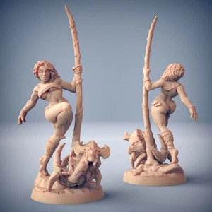 Lara the Dance & Scourg Pinup Fantasy Miniatur DnD RPG Tabletop Pathfinder - Bild 1 von 5