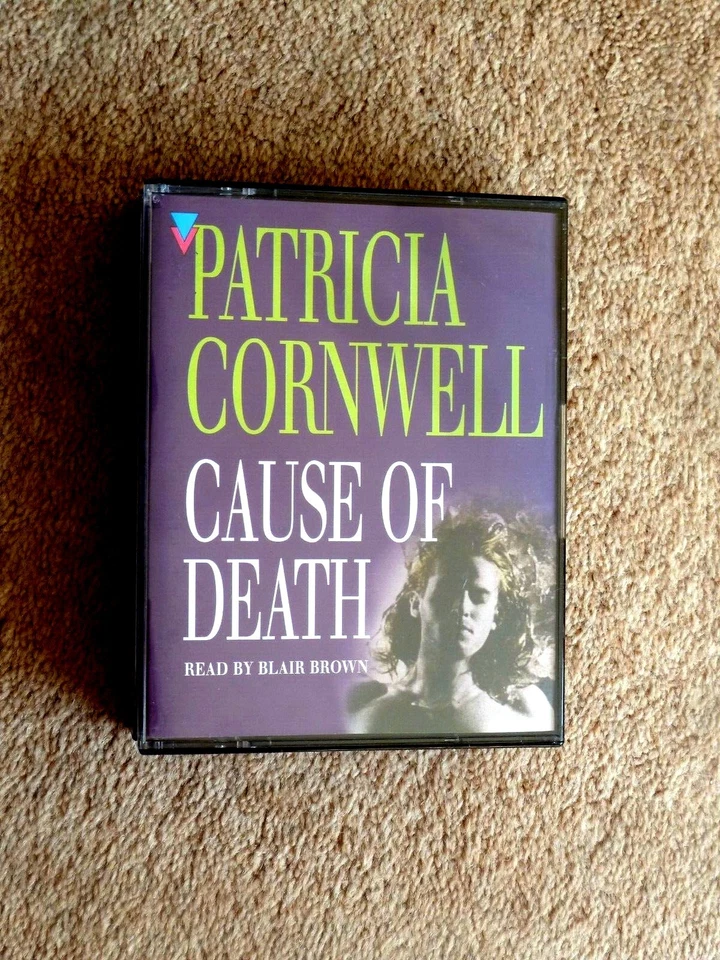 PATRICIA CORNWELL - CAUSE OF DEATH -  AUDIO BOOKS -   ( 4 CASSETTES ) - Image 1 of 1