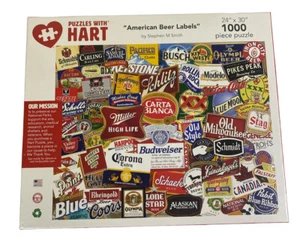 Puzzle mit Hart American Beer Etiketten 24 x 30 - Bild 1 von 1