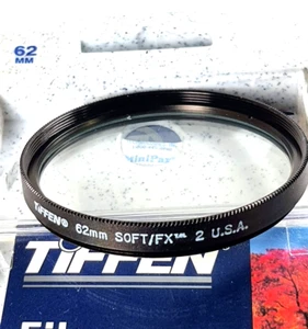 TiFFEN 62mm Soft FX 2 62SFX2 Authentic USA 62 mm E62 Remove Wrinkles & Blemishes - Picture 1 of 4