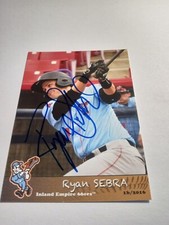 2016 Inland Empire 66ers (Class A-Los Angeles Angels) Ryan Sebra Autographed