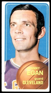 1970-71 Topps Basketball Johnny Egan (B) Cleveland Cavaliers #34