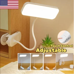 LED Desk Lamp Adjustable Touch Control Lamp ,Clamp Eye-Caring Reading Desk Light - Picture 1 of 17