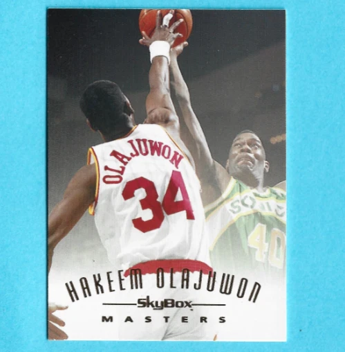 1995-96 SkyBox Masters Hakeem Olajuwon Houston Rockets #116 - Image 1 of 1