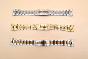 20MM 21MM Oyster Edelstahl Uhrenarmband Band Datum passt für Rolex Jubilee - Bild 1 von 15