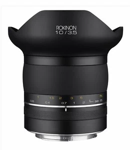 Rokinon 10mm F3.5 SP Full Frame Wide Angle Lens for Canon EF with Automatic Chip - Picture 1 of 10