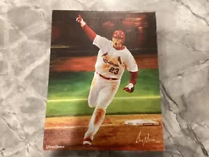 St Louis Cardinals David Freese Canvas Print SGA 8/20/23 New 2011 World Series - Picture 1 of 2