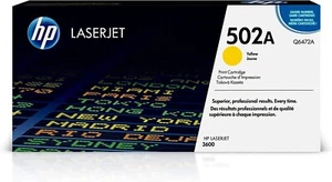 HP 502A Yellow Print Cartridge for HP LaserJet 3600 Q6472A Oem Brand New - Picture 1 of 1