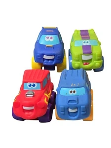 Hasbro Tonka Lil Chuck and Friends Lot Of 4 Plastic Toy Cars Toddler Plastic - Picture 1 of 7
