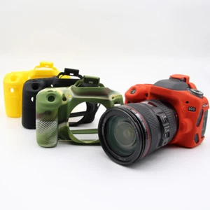 Silicone Rubber Body Case Protector Cover For Canon EOS 80D Camera - Picture 1 of 20
