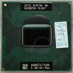 Intel Core 2 Duo T9600 2.8GHz Laptop CPU Processor SLG9F SLB47 Tested 2 - Picture 1 of 2