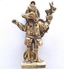 ANTIQUE TRUSTY SERVANT Solid Brass Door Knocker CIRCA 1910 England