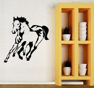 Wall Stickers Horse Racing Animal Nature Art Mural Room Vinyl Decal (ig216) - Picture 1 of 4