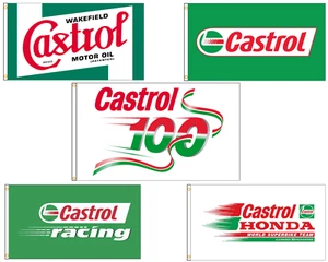 Castrol racing flag Wakefield choose variant 90x150cm or 60x90cm/3x5ft or 2x3ft - Picture 1 of 9