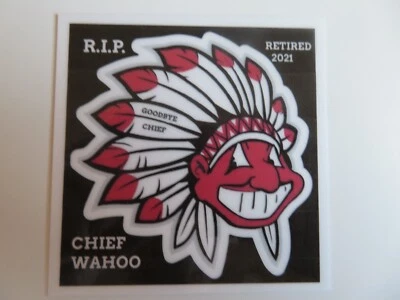 INDIOS DE CLEVELAND, MASCOTA "JEFE WAHOO" RETIRADA 2021, 106 AÑOS, (R.I.P.) "IMÁN" Foto 1 de 4