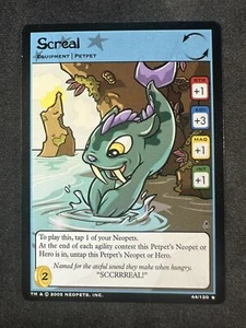 Neopets TCG 44/120 Screal Curse of Maraqua Petpet Non Holo Rare NM - Picture 1 of 2