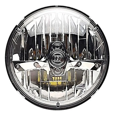 7" Motorcycle Chrome HID High Power LED Light Bulb Headlamp Headlight For Harley - Image 1 of 4