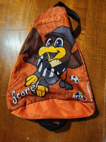 Qatar Airways World Cup Oryx Kids Club Orange Backpack Score Soccer Football Cover
