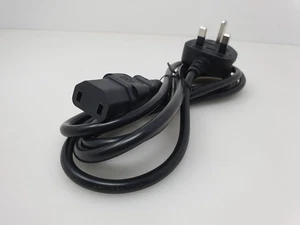 For Cyrus 5 Integrated Amplifier Mains Power Cable AC Power Lead Cord UK Plug 2m - Afbeelding 1 van 6