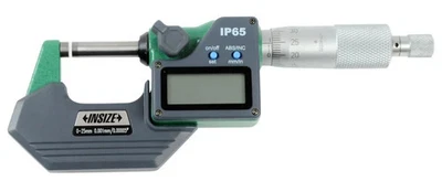 Insize 3101-50A Digital Outside Micrometer Range 25-50mm/1-2″ IP65 Waterproof - Image 1 of 4