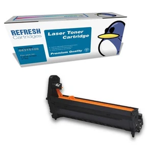 Refresh Cartridges Black Drum 44315108 Compatible With OKI Printers - Afbeelding 1 van 6