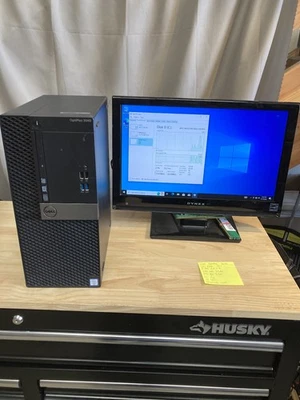 Dell OptiPlex 3040 Tower Desktop PC Intel i7-6700 8GB RAM 250GB SSD Win 10 PRO - Image 1 of 4