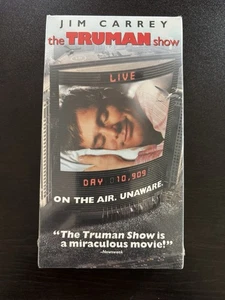 New The Truman Show VHS Movie Video Jim Carrey Ed Harris SEALED RARE - Picture 1 of 6
