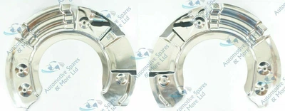 For BMW 5/6/7 Series 2009- 2x Front Brake Disc Dust Cover Back Plate Shield Pair - Image 1 of 4