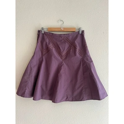 Club Monaco Y2K Pleated Skirt Size 6 Purple Grunge Retro Skater Preppy - Image 1 of 4