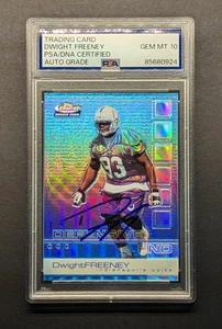 DWIGHT FREENEY Rookie Auto 2002 Topps Finest Blue Refractor SP/250 RC - Imagen 1 de 7