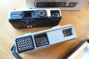 Minolta-16 EE + 16 QT Subminiature Cameras - Picture 1 of 5