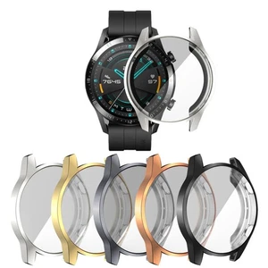 Watch Screen Full Coverage TPU Protector Case Cover For Huawei Watch GT 2 46mm E - Photo 1 sur 19