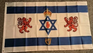 Ulster Israel, Red Hand of Zarah Flag 3X5FT - Picture 1 of 6