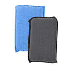  2 Pcs Car Cleaning Sponge Upholstery Cleaner for Cars Interior Scrubbing