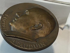 SÜDZUCKER BELGIEN MEDAILLE LUCIEN BEAUDUIN DIRECTEUR TIRLEMONTOISE 1891 - 1941 - Picture 1 of 3
