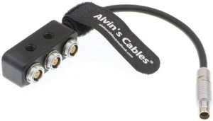 1 to 3 Mini Power Splitter Box Cable Fischer RS 3 Pin Male to 3 2 Pin for ARRI - Picture 1 of 6