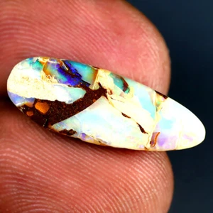 Ópalo de roca coroit australiano multicolor de lujo brillante de 4,10 quilates (21 x 8 mm) - Imagen 1 de 1