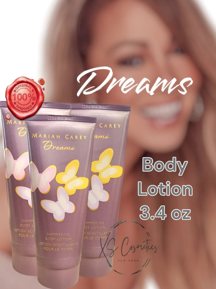 Dreams SHIMMERING LOTION de Mariah Carey 3,4 OZ (LOTE DE 3) envío gratuito Foto 1 de 1