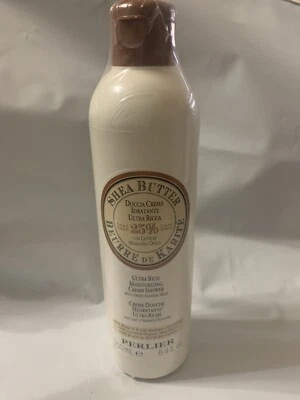 Crema de baño Perlier de manteca de karité con leche de almendras dulces 8,4 oz nueva y sellada ÚLTIMA Foto 1 de 4