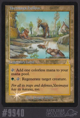 MTG Yavimaya Hollow - Foil #9940, Moderate Play, English Urza's Destiny - Image 1 of 2