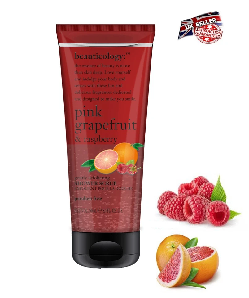 Baylis & Harding Beauticology Shower Scrub Pink Grapefruit and Raspberry, 250ml - Image 1 of 1