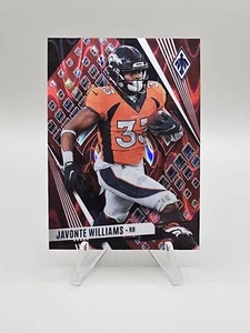 2023 Panini Phoenix - Red Seismic #55 Javonte Williams /199 💥 Broncos - Picture 1 of 2