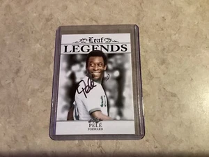 PELE, 2022 Leaf Legends🖌️ ⚽️AUTOGRAPHED ⚽️🖌️, Card #LA-08 !!! - Picture 1 of 2