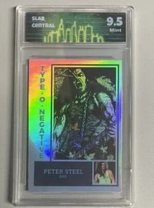 Peter Steele Typ O Negativ holografische Kunstkarte bewertet 9,5 Platte zentral - Bild 1 von 2