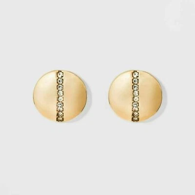 Pendientes Botón Estrás - Un Nuevo Día Oro Sin Níquel Foto 1 de 4