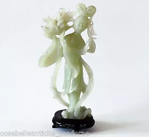 Antique Sculpture Chinese Jade First '900 Vintage Old - Picture 1 of 1