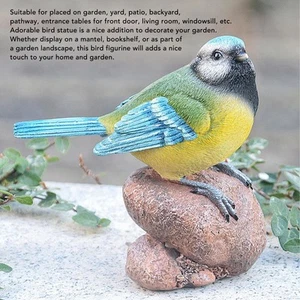 Garden Bird Statue Sculpture Decoration Animal Bird Figurine For Indoor US - Picture 1 of 28